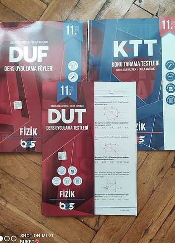 bes yayınları 11. sınıf fizik set