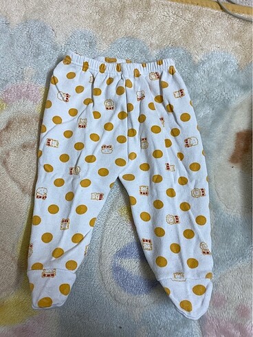 0-3 Ay Beden çeşitli Renk Patikli pijama