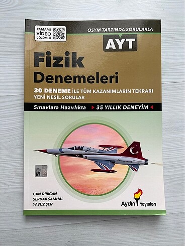 Aydın yayınları AYT fizik 30?lu denemeleri