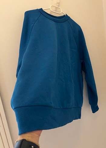 Colin's Kadın Mavi Oversize Sweatshirt