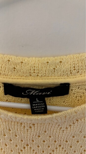 l Beden Pastel sarı bluz