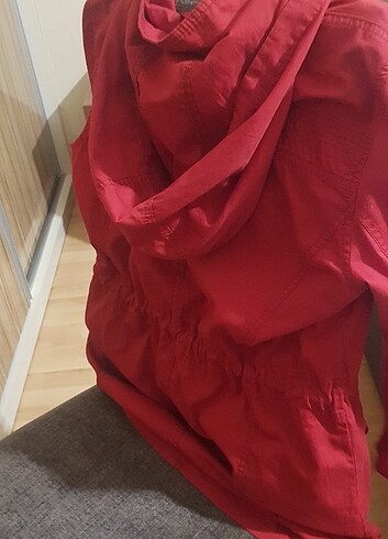 LC Waikiki Lcw marka kadın ince mont kırmızı