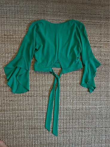 Quzu Crop bluz