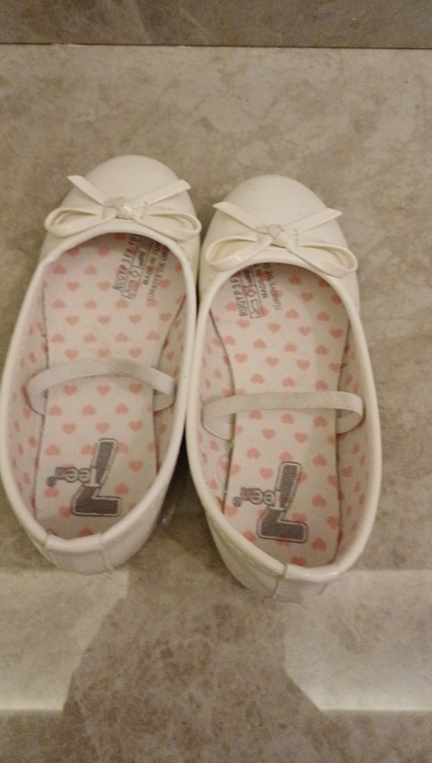 Kız Çocuk Beyaz Fiyonklu Babet - Görsel 3