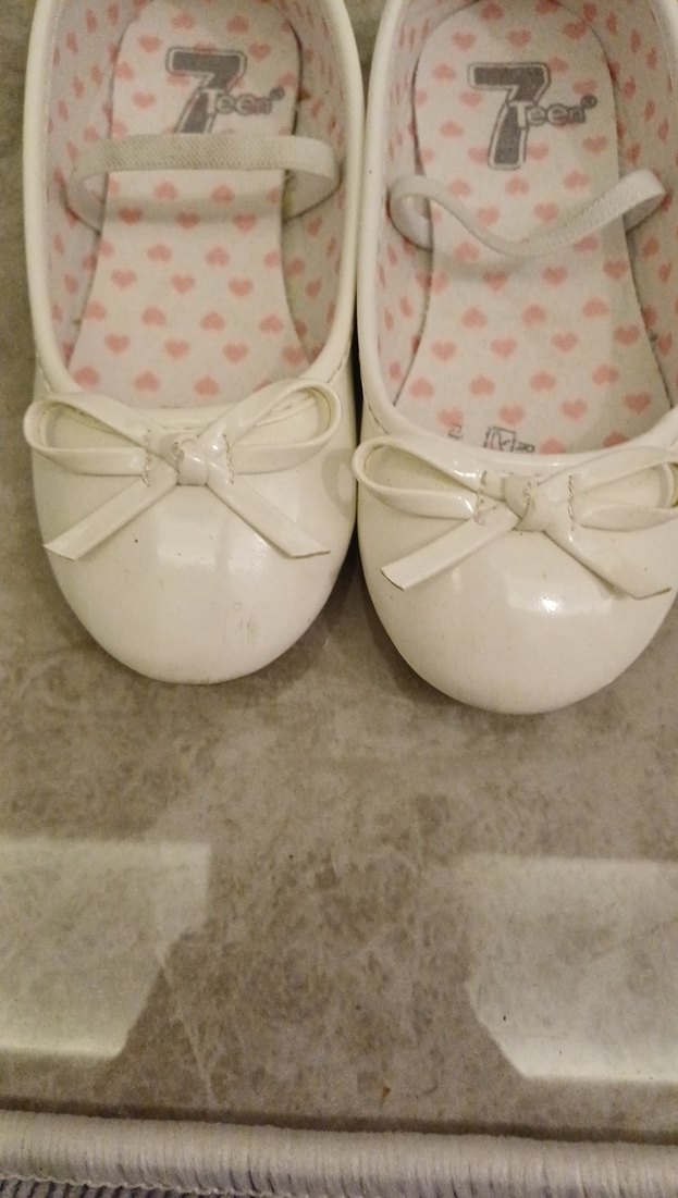 Kız Çocuk Beyaz Fiyonklu Babet - Görsel 4