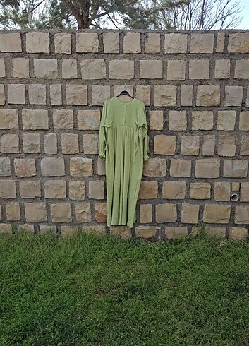 Müslin kumaş  Elbise  - Görsel 5