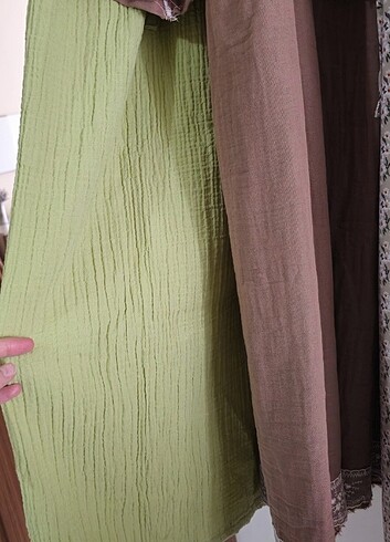 Müslin kumaş  Elbise  - Görsel 8