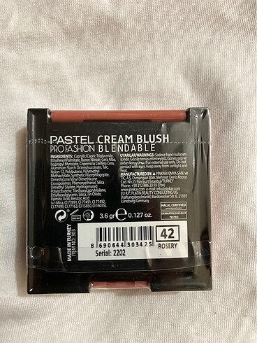 Pastel pastel cream blush
