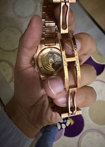 patek philippe rosegold otomatik premium ust kalite saat - Görsel 2