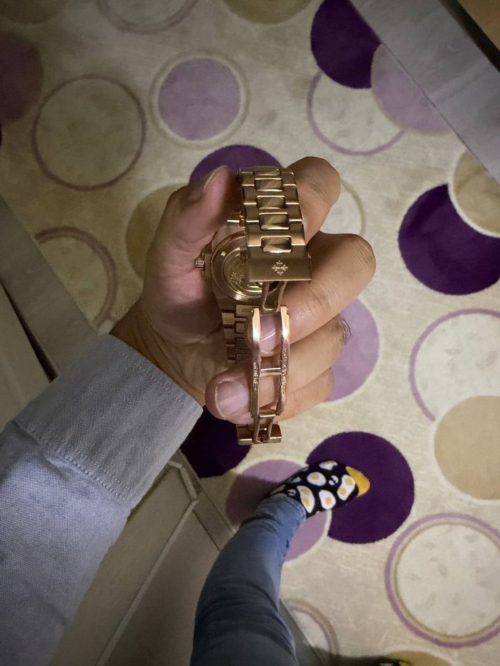 patek philippe rosegold otomatik premium ust kalite saat - Görsel 4