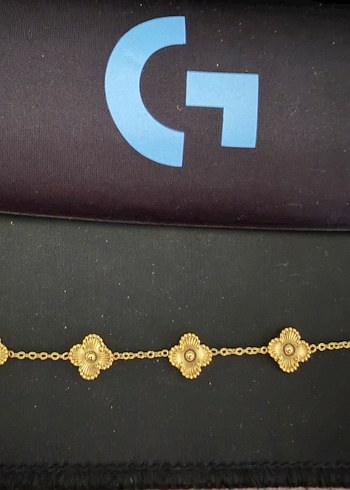 unisexpaslanmaz çelik van cleff bileklik - Görsel 2