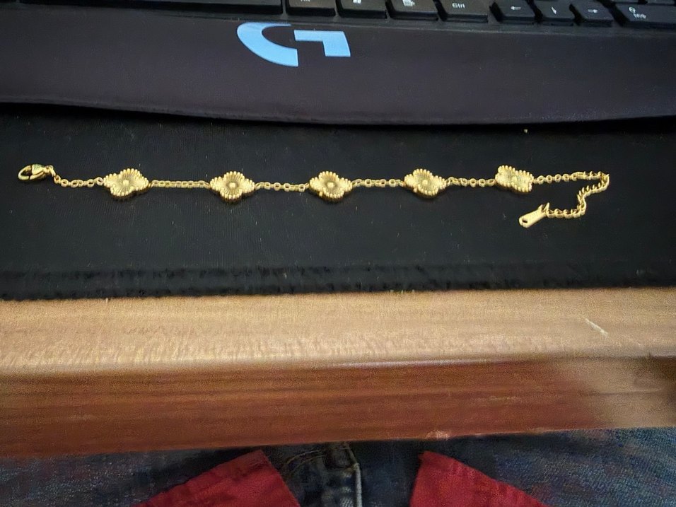 unisexpaslanmaz çelik van cleff bileklik - Görsel 3