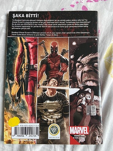  Marvel deadpool çizgi roman