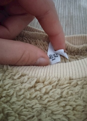 Bej  Peluş Sweatshirt - Görsel 2