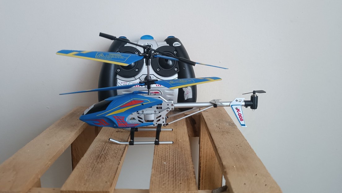 Mavi Renkli Uzaktan Kumandalı Helikopter - Görsel 5