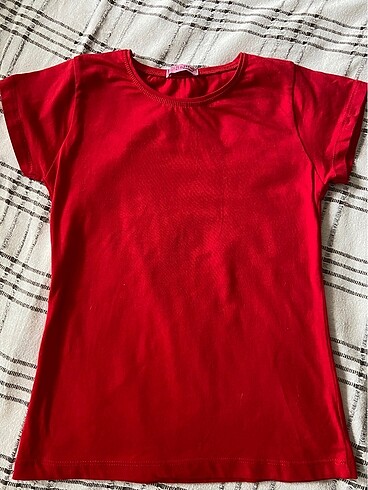 Kız Çocuk Kırmızı Tshirt