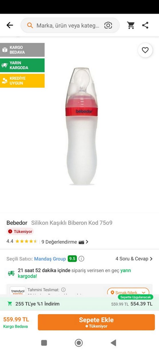 Bebedor kaşık biberon - Görsel 3