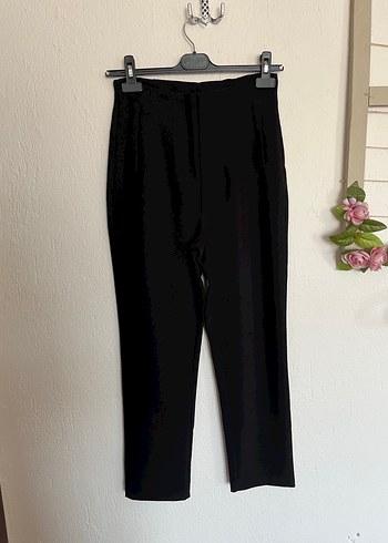 Trendyolmilla Pensli Siyah Kumaş Pantolon
