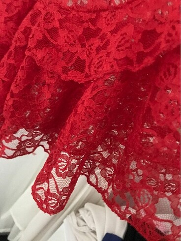 Kırmızı gecelik - Görsel 5