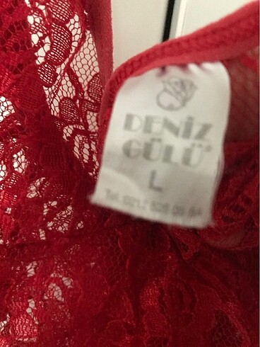 Kırmızı gecelik - Görsel 6