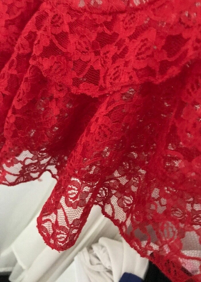 Kırmızı gecelik - Görsel 5