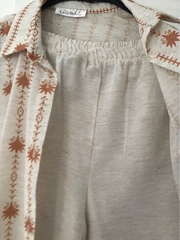 Keten takım tam yazlık - Görsel 3