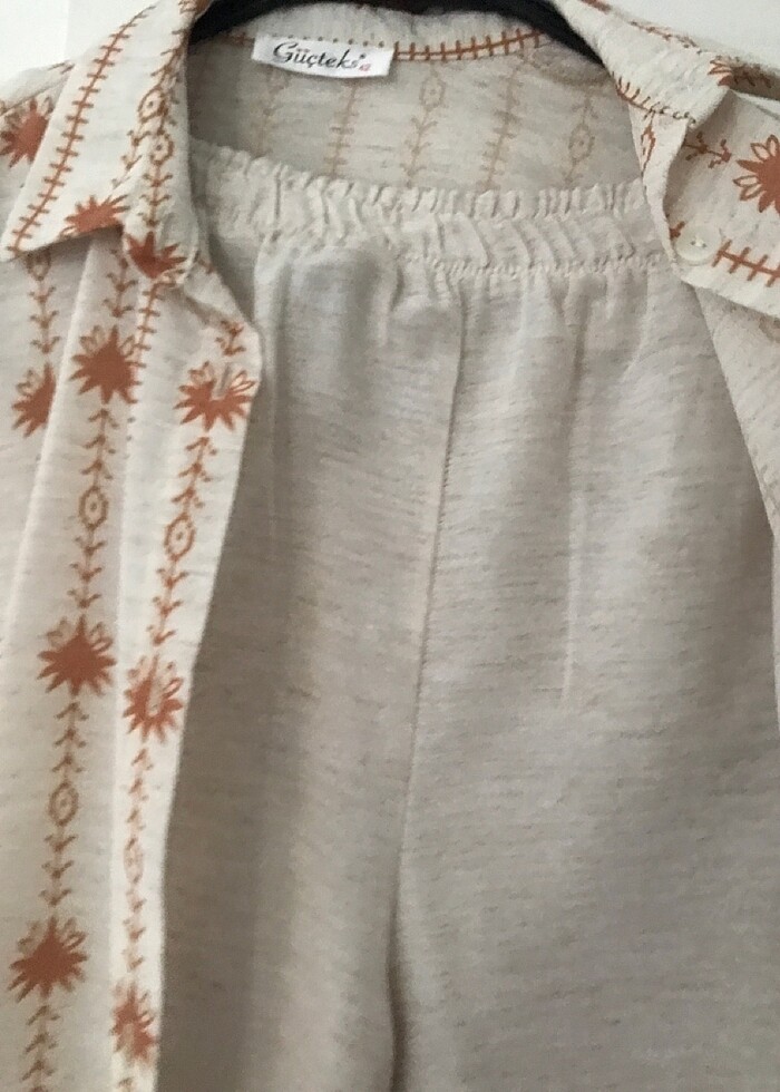 Keten takım tam yazlık - Görsel 3