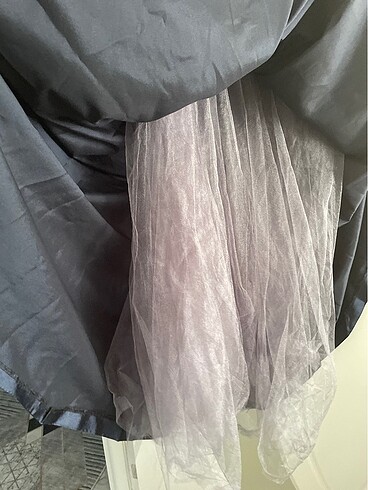 Lacivert elbise - Görsel 6