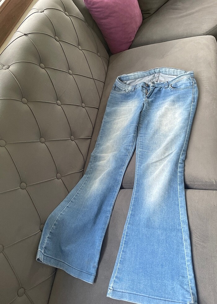 Kot pantolon 31,32 beden olurbeli 40 tek taraf boyı 98dir - Görsel 2