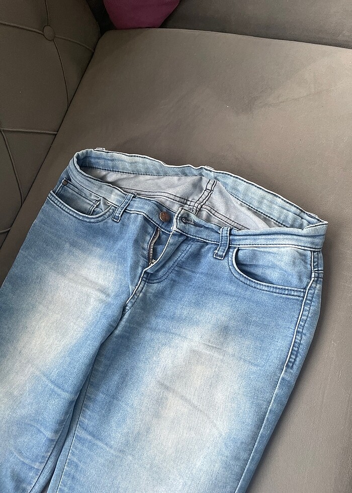 Kot pantolon 31,32 beden olurbeli 40 tek taraf boyı 98dir - Görsel 3