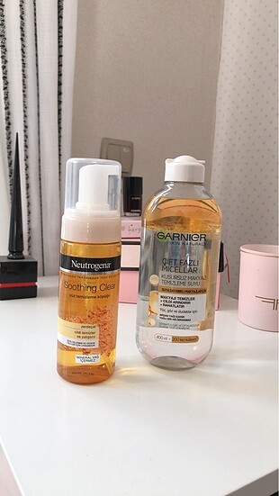 Yüz temizleme seti | Neutrogena + Garnier | Kullanılmadı