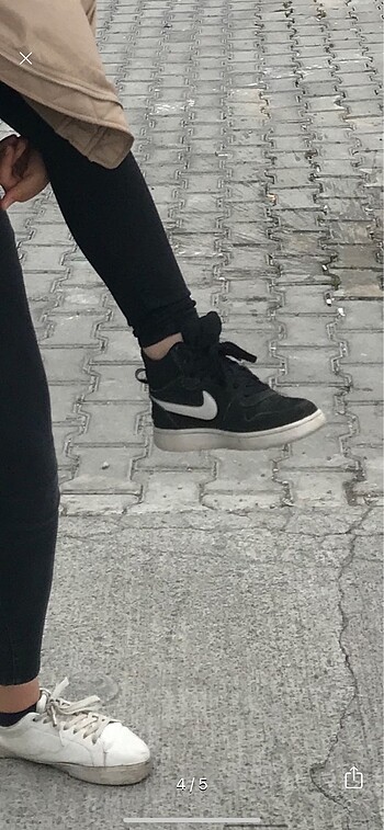 36 Beden siyah Renk nike court borough mid