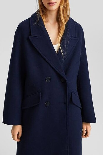 xs Beden lacivert Renk bershka kaban lacivert