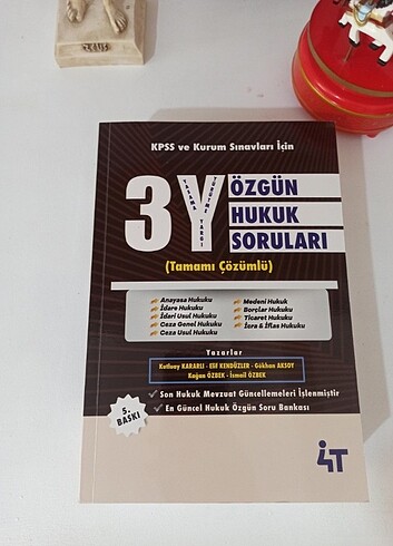 4T Yayınları 3Y Özgün Hukuk Soruları Tamamı Çözümlü