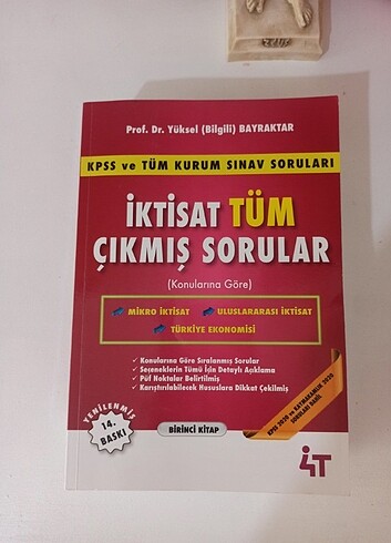 4T Yayınları İktisat Çıkmış Sorular 14. Baskı makro+mikro