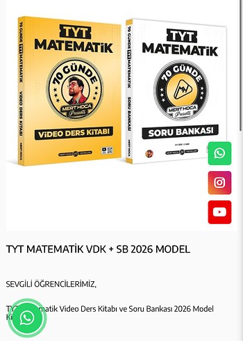 TYT Matematik Soru Bankası 2025 model
