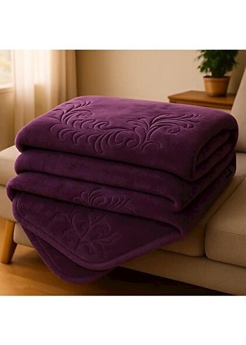 Renkli Desenli Yumuşak Battaniye İran battaniyeleri - Görsel 2