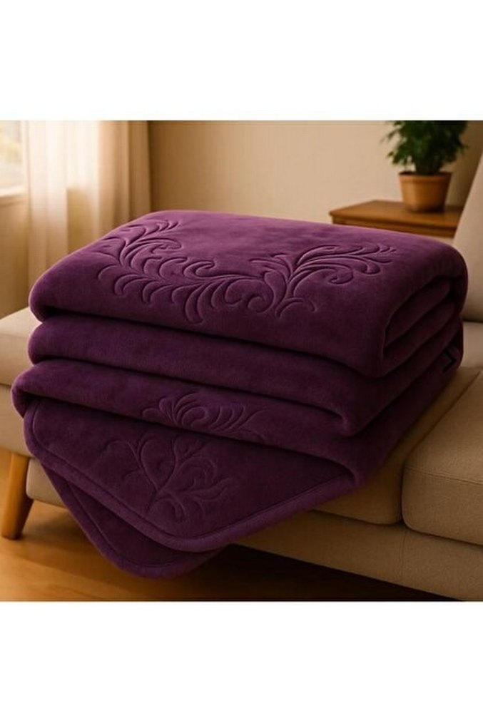 Renkli Desenli Yumuşak Battaniye İran battaniyeleri - Görsel 2