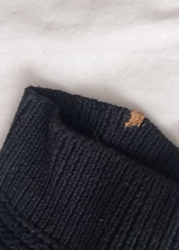 Siyah Kadın Fırfırlı Uzun Kollu Triko - Görsel 6