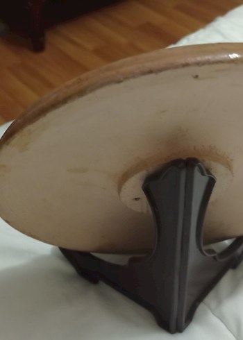 Bej Renkli El Yapımı Dekoratif Tabak - Görsel 3