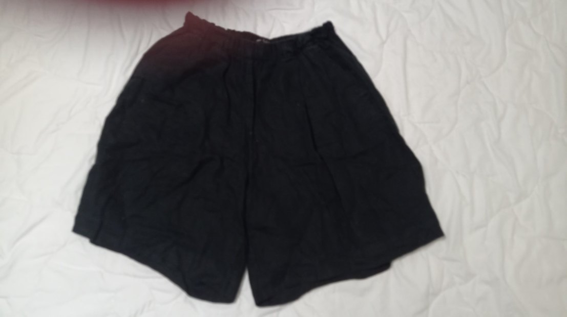 Siyah Kadın Bermuda Şort - Görsel 2