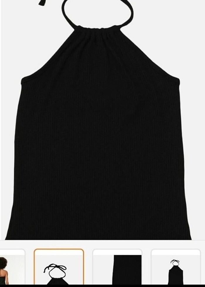 Boyundan bağlamalı elbise - Görsel 5