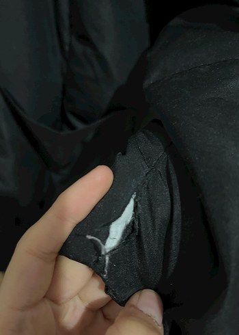 Kadın Siyah Midi Boy Rahat Kesim Mont - Görsel 2