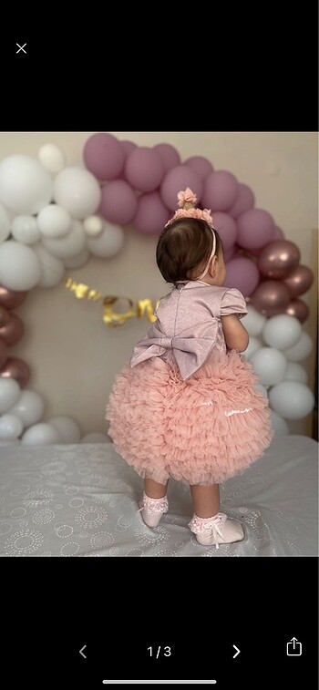 Diğer Little honey bunies 1 yaş doğum günü elbisesi