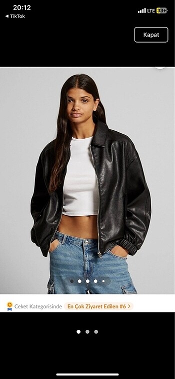 Pull&Bear Deri Ceket