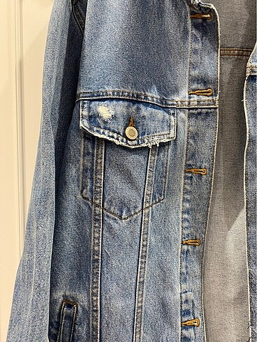 l Beden mavi Renk Bershka Kot Ceket