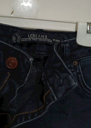38 Beden Kadın Lacivert Biker Kot Pantolon