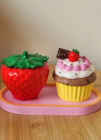 Çilek Cupcake Set