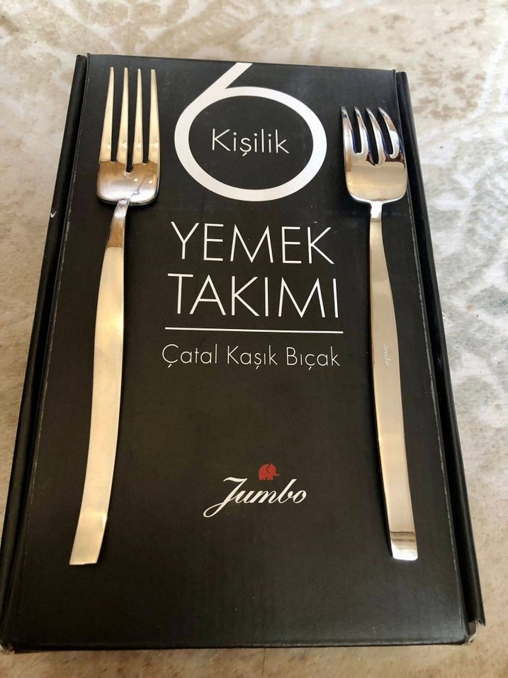 JUMBO 6 ADET YEMEK ÇATALI - Görsel 2