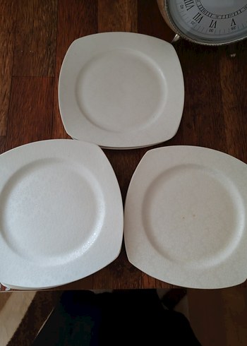 Karaca Beyaz Gri Tabak Seti - Görsel 2